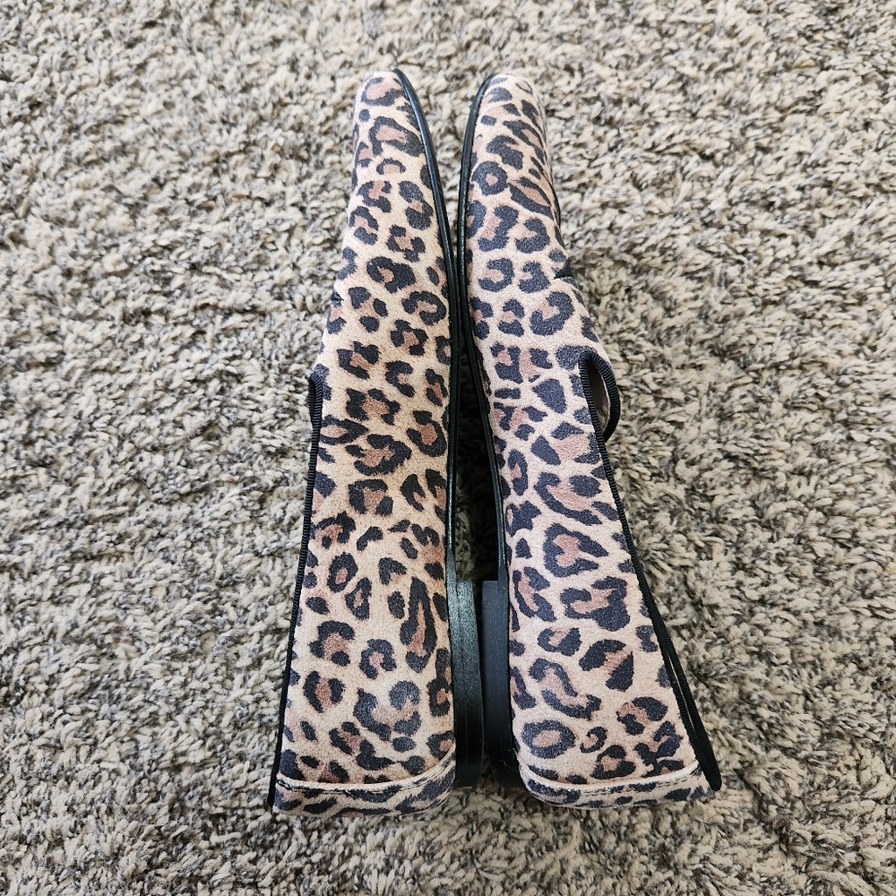 Hoo Shoes Esther Star Smoking Shoe, Leopard - Picture 3 of 6